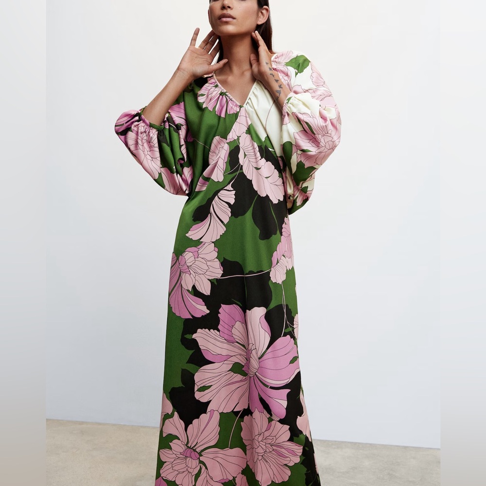 Mango | Floral Print Dress